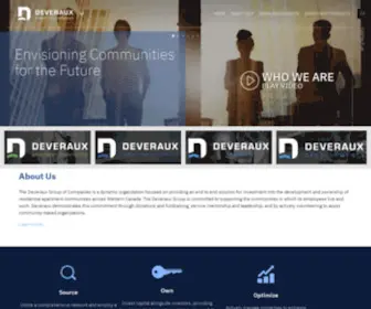 Deveraux.ca(Deveraux Group of Companies) Screenshot