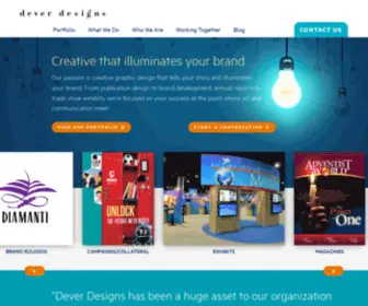 Deverdesigns.com(Creative Graphic Design) Screenshot