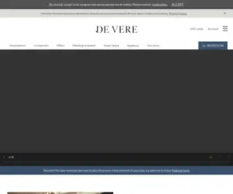 Devere-Hotels.co.uk(De Vere Hotels (Formerly De Vere Venues)) Screenshot