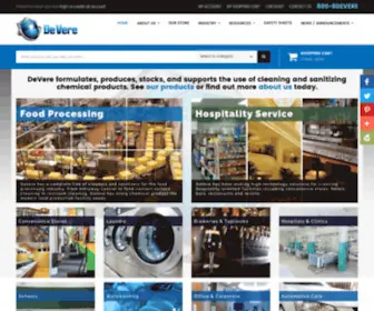 Deverechemical.com(DeVere Company) Screenshot