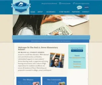 Deverelementaryschool.org(Dever) Screenshot