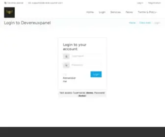 Devereuxpanel.com(Devereuxpanel) Screenshot