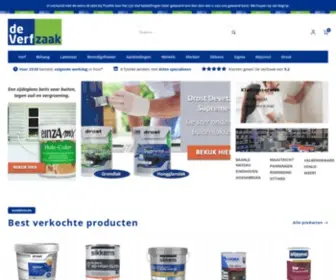 DeverfZaak.nl(Dé Verfwinkel van Nederland) Screenshot