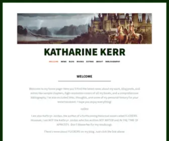 Deverry.com(Katharine Kerr's) Screenshot