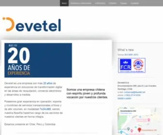 Devetel.net(Somos una empresa chilena con esp) Screenshot