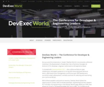 Devexecworld.com(The Conference for Developer & Engineering Leaders) Screenshot