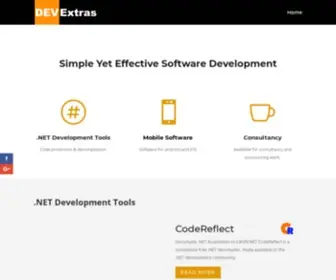 Devextras.com(NET Software Development) Screenshot