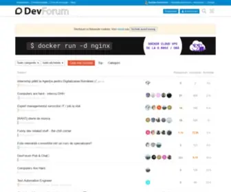 DevForum.ro(Development Forum) Screenshot