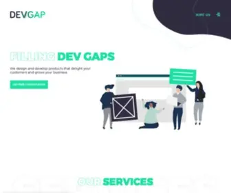 Devgap.uk(DevGap is a UI/UX Design and Development Agency in London) Screenshot