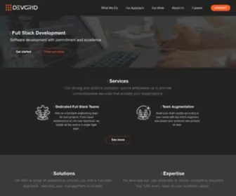 Devgrid.co.uk(Full Stack Development) Screenshot