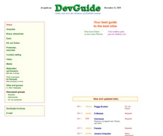 Devguide.me(Links for devotees of disabled women) Screenshot