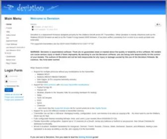 Deviationtx.com(DEVIATION) Screenshot