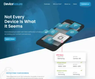 Deviceassure.com(Device Verification &amp; Real) Screenshot