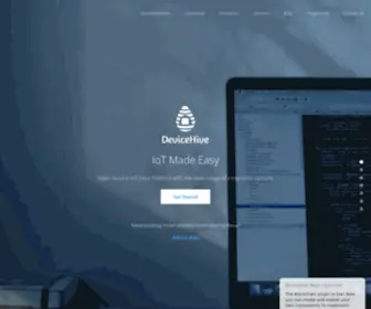 Devicehive.com(M2m framework) Screenshot