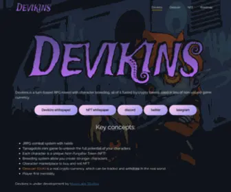 Devikins.com(Devikins) Screenshot