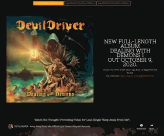 Devildriver.com(Dealing With Demons I out now on streaming services and everywhere) Screenshot