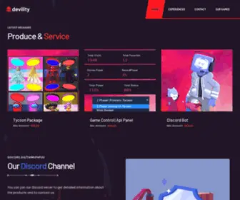 Devility.com(Site) Screenshot