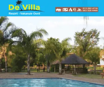 Devillaresort.co.za(De-Villa Resort) Screenshot