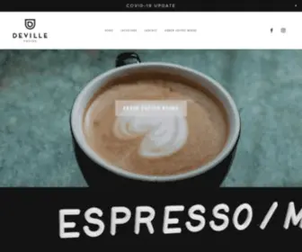 Devillecoffee.ca(Deville Coffee) Screenshot