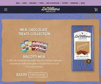 Devillierschocolate.com(De Villiers Chocolate) Screenshot