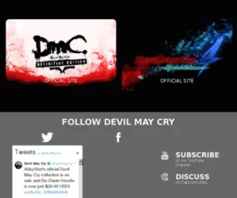 Devilmaycry.com(The official site of the Devil May Cry（DMC）) Screenshot