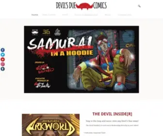 Devilsdue.net(DEVIL'S DUE COMICS) Screenshot