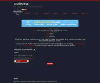 Devilshell.uk(Free shell devilshell IRC Server) Screenshot