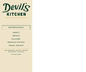 Devilskitchenrestaurant.com(Devil’s Kitchen) Screenshot