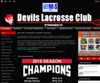 Devilslacrosseclub.com(Devils Lacrosse Club) Screenshot