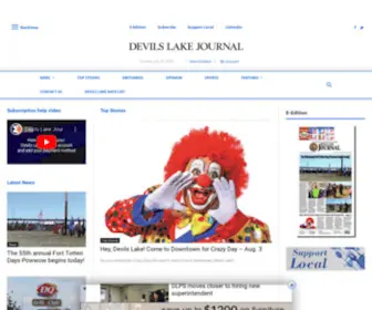 Devilslakejournal.com(Devils Lake) Screenshot