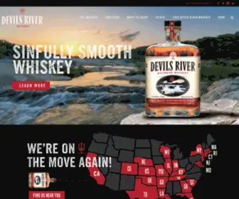 Devilsriverwhiskey.com(Discover bold Texas whiskey with a devilishly smooth finish. Our small batch bourbon) Screenshot