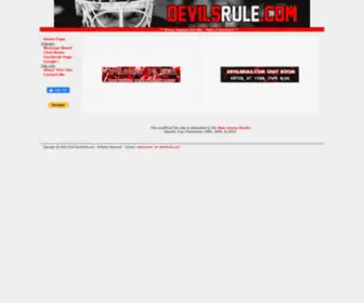 Devilsrule.com(New Jersey Devils Rule) Screenshot