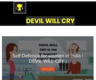 Devilwillcry.com(BEST PEPPER SPRAY FOR SELF DEFENCE) Screenshot