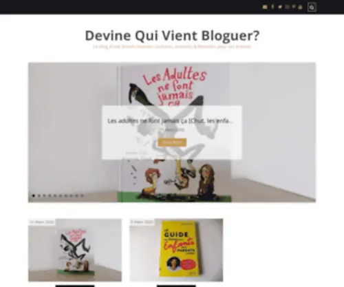 Devinequivientbloguer.fr(Blog maman) Screenshot