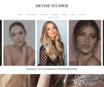 Devinestudios.com(Devine Studios Portrait Photography Kansas City) Screenshot