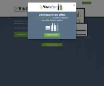 Devineware.com(Winery software) Screenshot