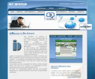 Devinfotech.in(DEV INFOTECH) Screenshot