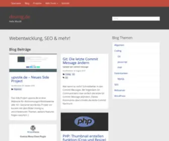 Deving.de(Webentwicklung, SEO & mehr) Screenshot