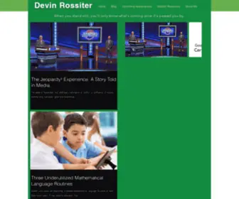 Devinrossiter.com(Speaker) Screenshot
