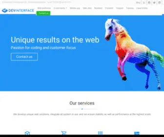 Devinterface.com(Sviluppo web per risultati unici) Screenshot