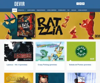 Devir.com.br(Devir Brasil) Screenshot