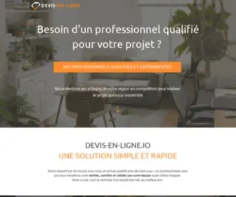 Devis-EN-Ligne.io(Un artisan qualifié en quelques clics) Screenshot