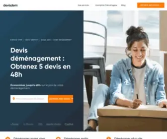 Devisdemenagement.com(Devis déménagement) Screenshot