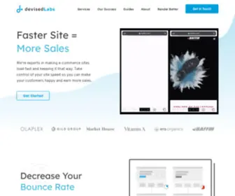 Devisedlabs.com(We make sites load fast) Screenshot
