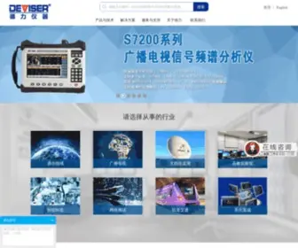 Deviser.com.cn(天津德力仪器设备有限公司) Screenshot