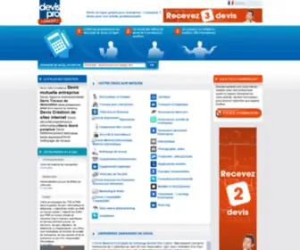 Devisprogratuit.com(Devis en ligne gratuit pour entreprises) Screenshot