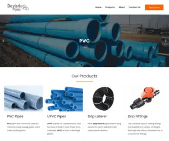 Devisripipes.com(Devi Sri Pipes) Screenshot