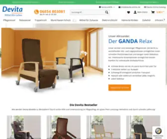 Devita-Online.de(Seniorensessel verstellbar) Screenshot