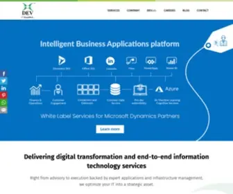 Devitpl.com(Infrastructure Management Services and Software Development) Screenshot