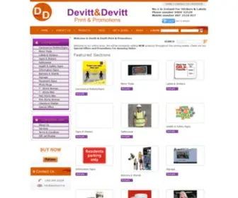 Devittprint.ie(Devitt Print) Screenshot